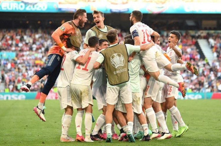 Spania, a cincea echipă din sferturile Euro 2020 după un meci spectaculos cu Croația